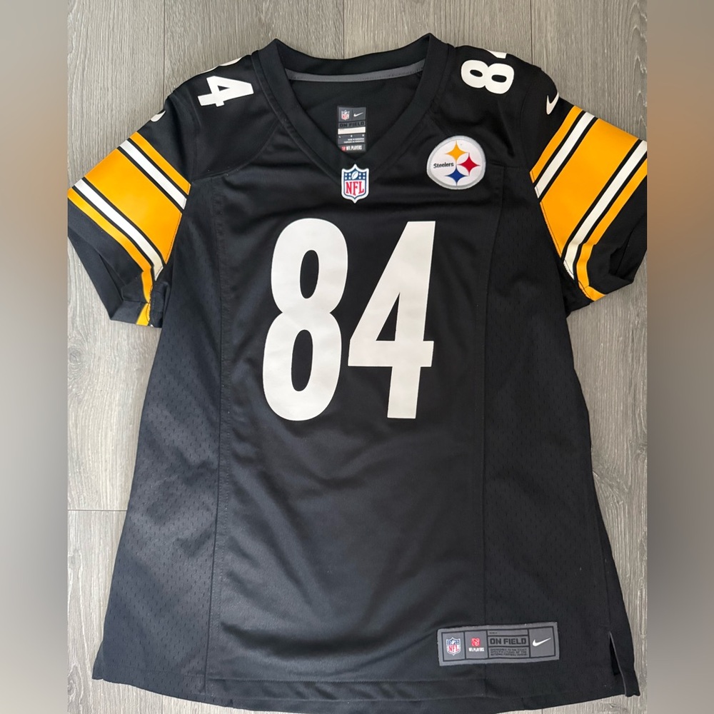 NIKE NFL Boy's #84 Brown Steelers Jersey Size L